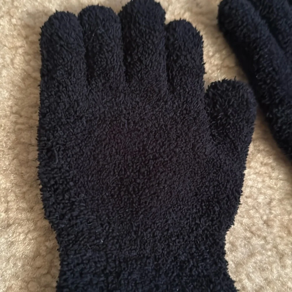 GIRLS - Black Mittens